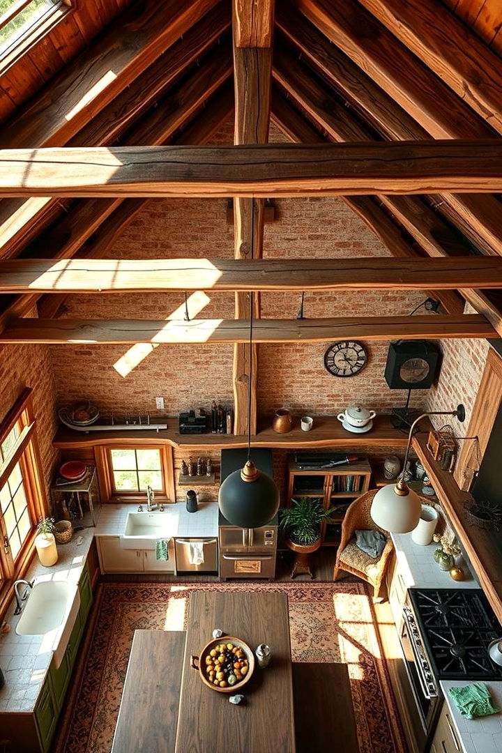 Exposed Wooden Beams and Authenticity - 22 Tuscan Kitchen Design Ideas