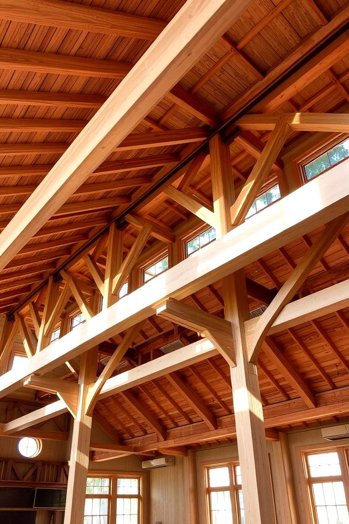 Exposed Wooden Beams and Ceilings - 22 Farmhouse Decor Ideas