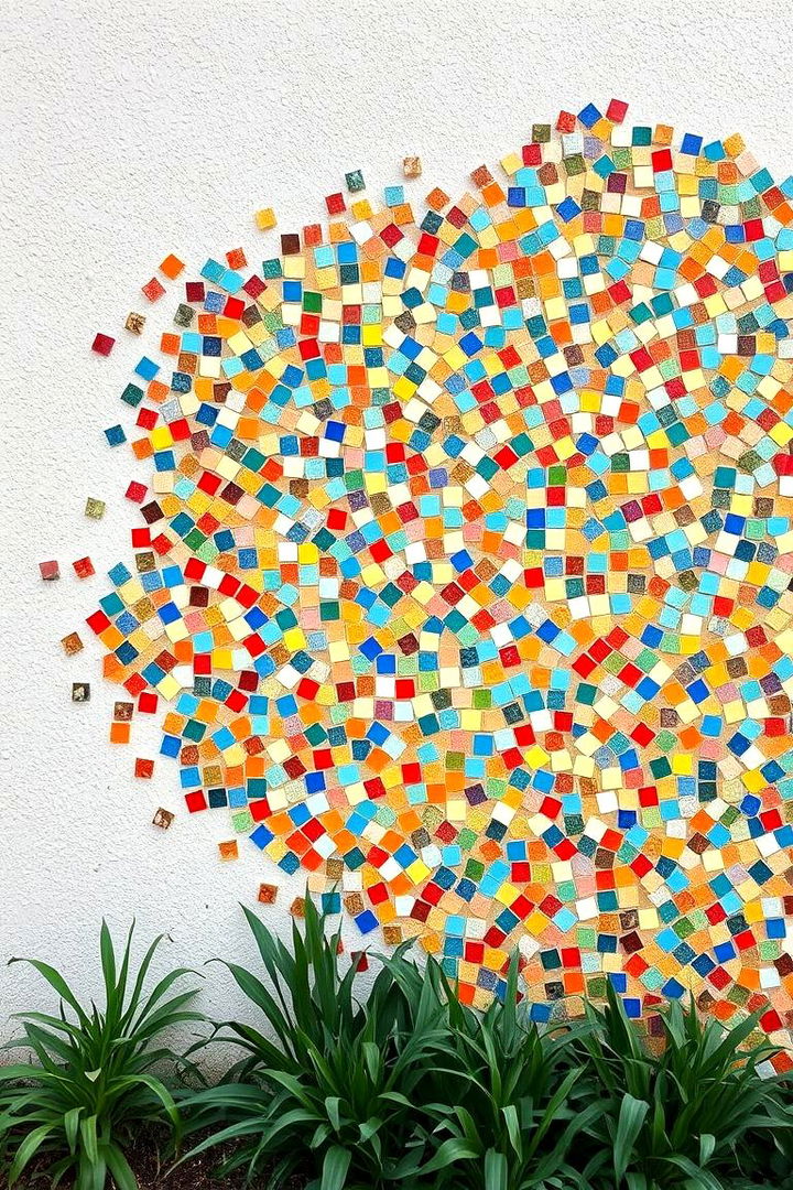 Expressive Mosaic Wall Murals - 22 Mosaic Garden Ideas