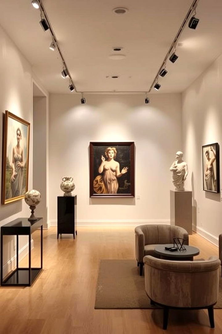 Exquisite Artwork Displays - 22 Luxury Living Room Ideas