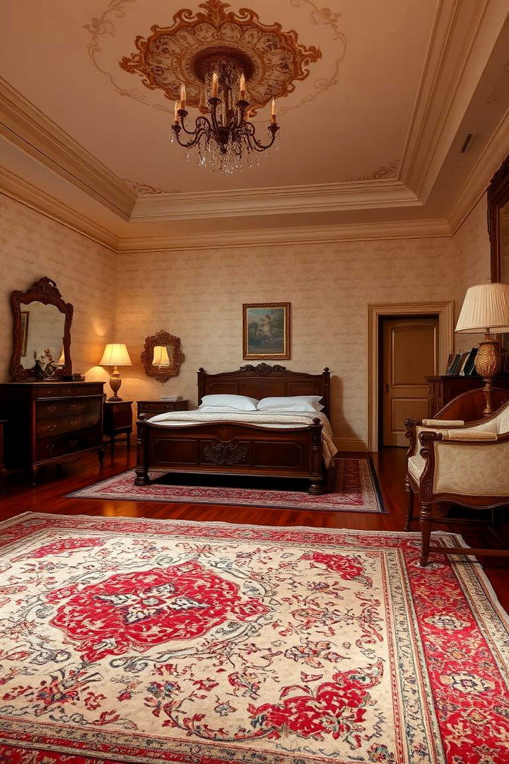 Exquisite Flooring and Plush Carpets - 22 Victorian Bedroom Ideas