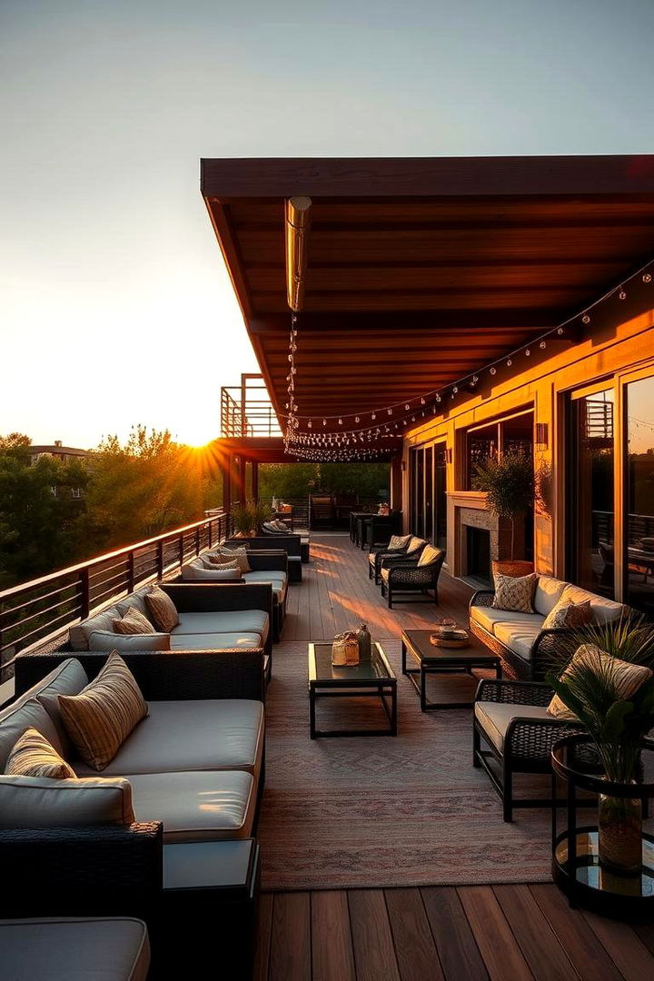 Extended Lounge Area Deck - 22 Platform Deck Ideas