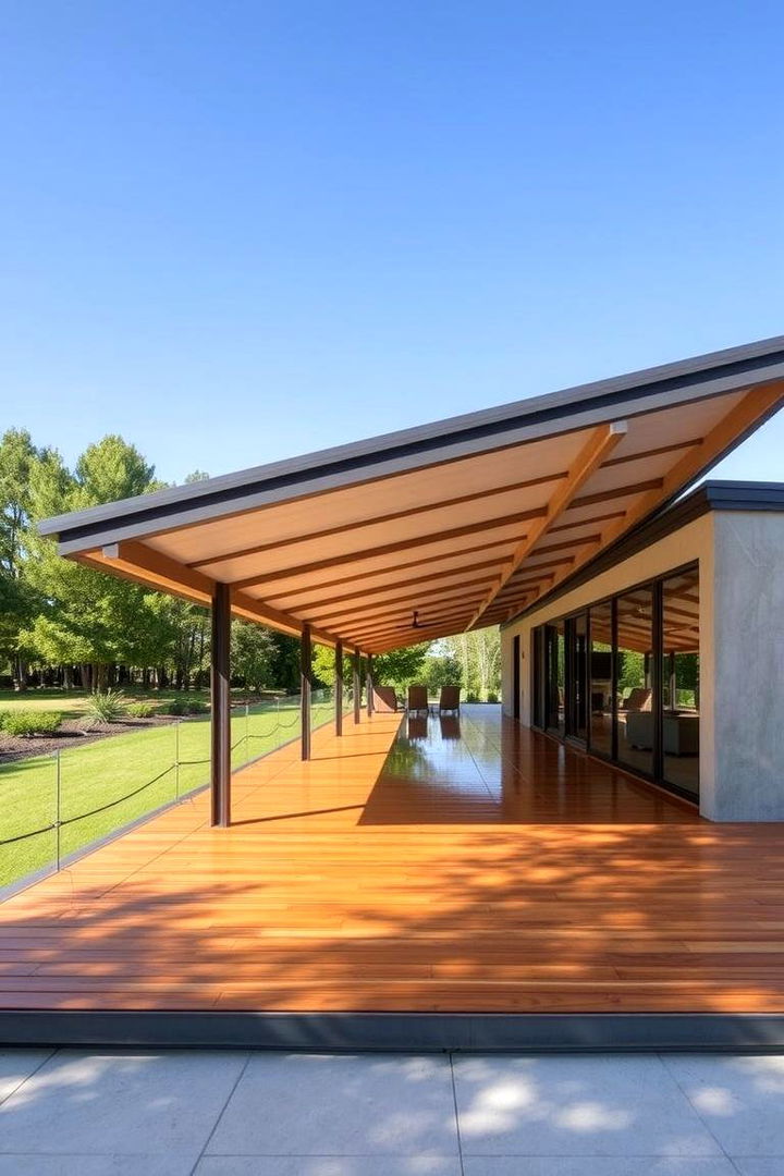 Extended Overhang Utility - 22 Deck Roof Ideas