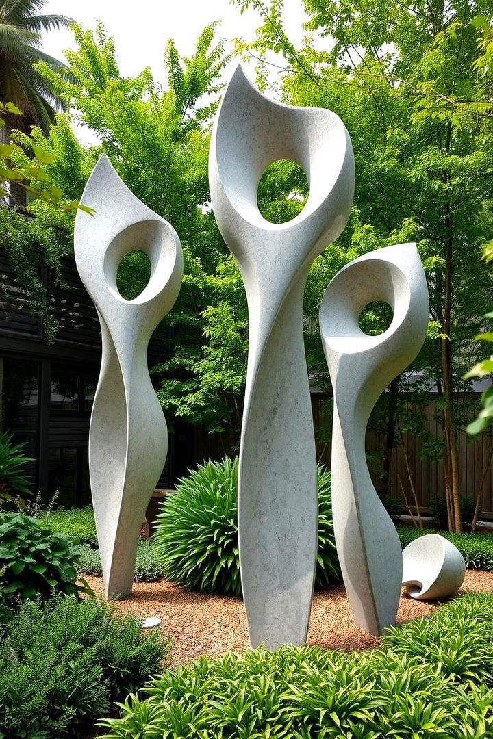 Eye Catching Concrete Garden Sculptures - 22 Concrete Garden Ideas