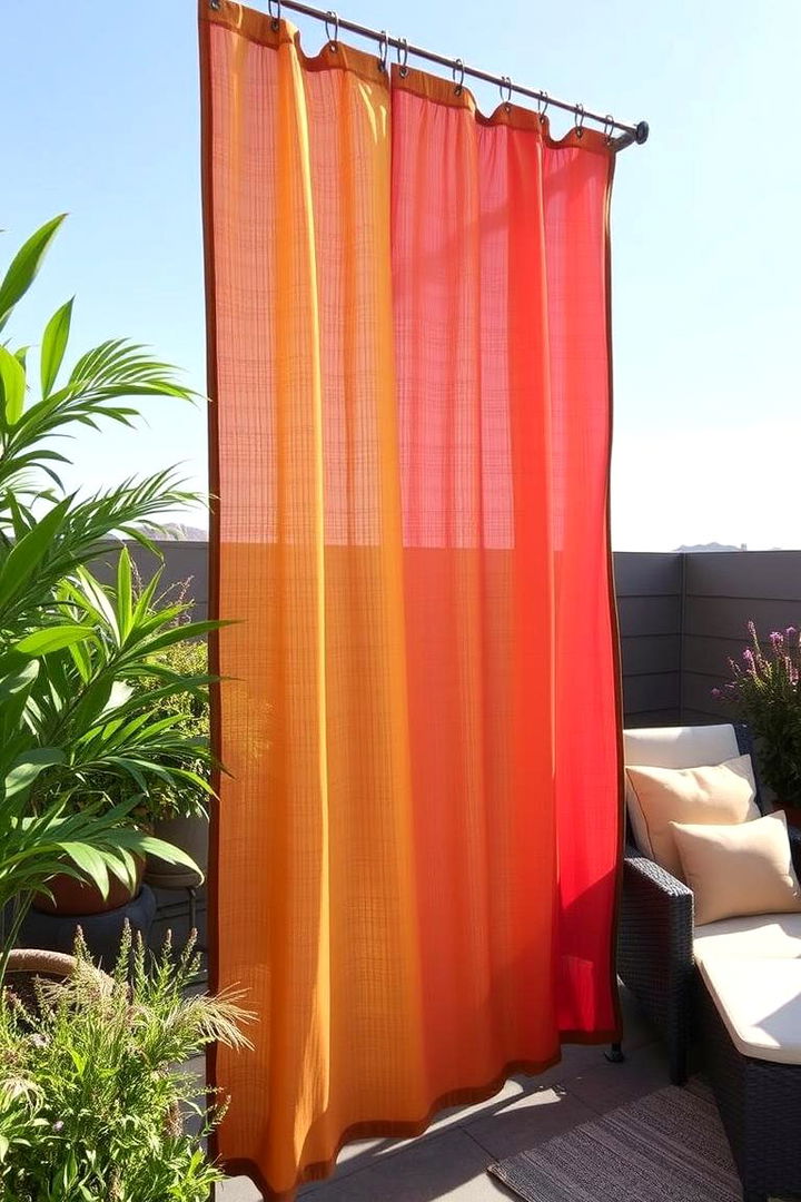 Fabric Privacy Screens - 22 Cheap Privacy Fence Ideas