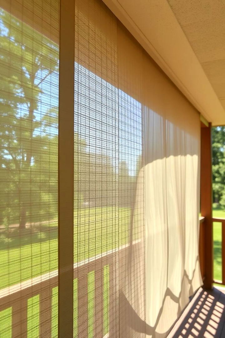 Fabric and Mesh Screens - 22 Deck Privacy Ideas