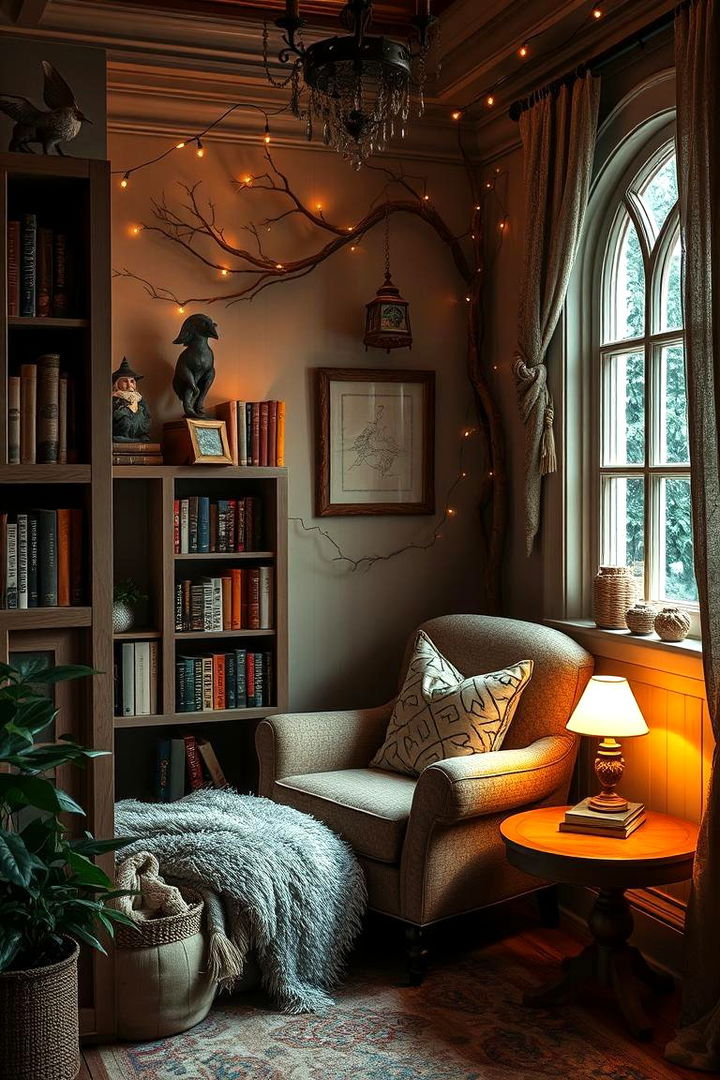 Fairy Like Reading Nook - 22 Fairy-themed Bedroom Ideas