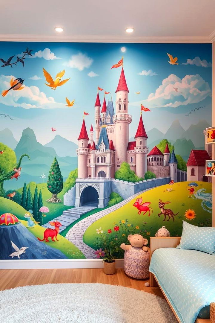 Fairy Tale Murals - 22 Princess Room Ideas