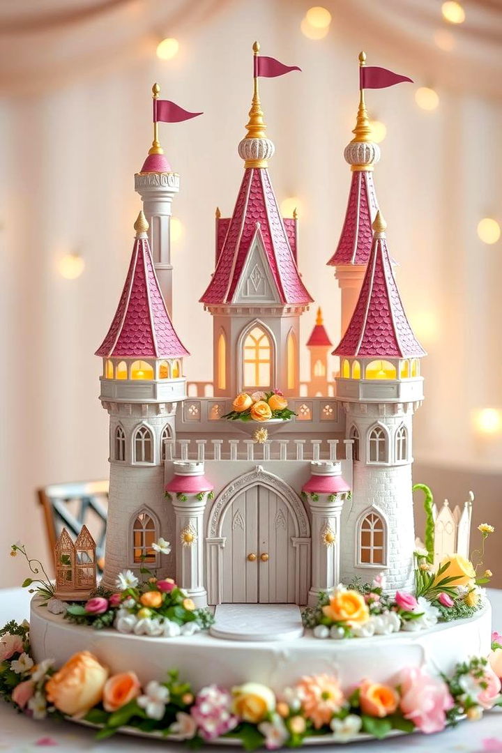 Fairytale Castle Centerpieces - 22 Tall Wedding Centerpiece Ideas