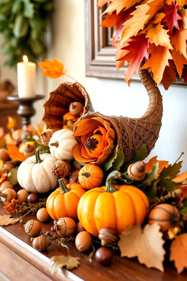 Fall Harvest Centerpieces - 22 Fall Mantel Decor Ideas