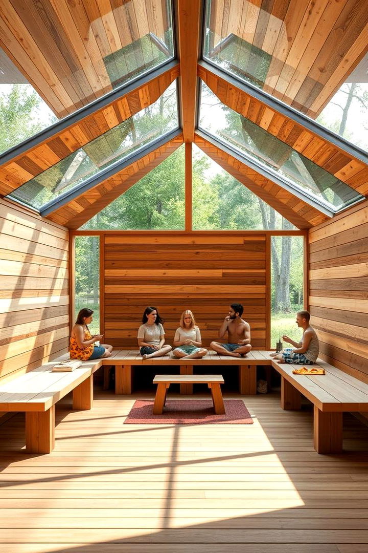 Family Friendly Community Sauna - 22 Outdoor Sauna Ideas