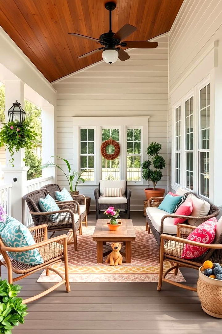 Family Friendly Enclosed Retreat - 22 Enclosed Porch Ideas