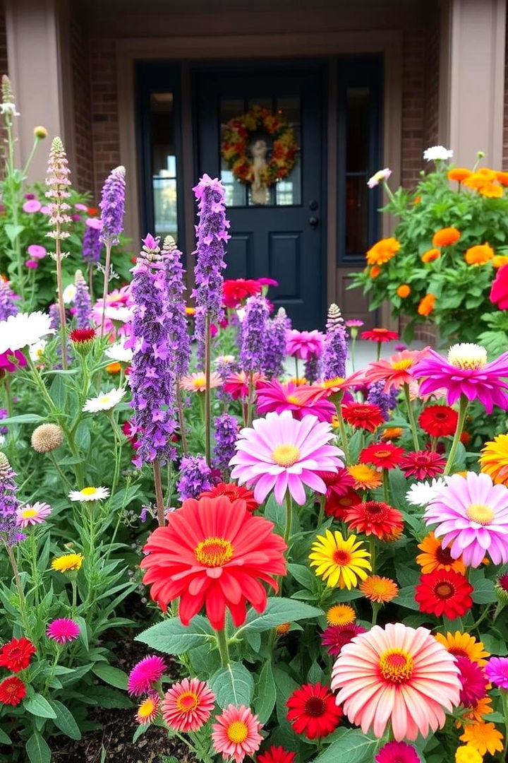 Family Friendly Flower Oasis - 22 Front Yard Texas Flower Bed Ideas