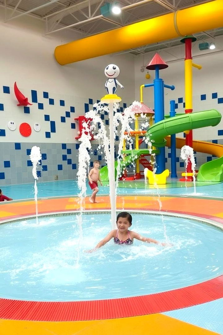Family Fun Indoor Pool with Water Features - 22 Indoor Pool Ideas