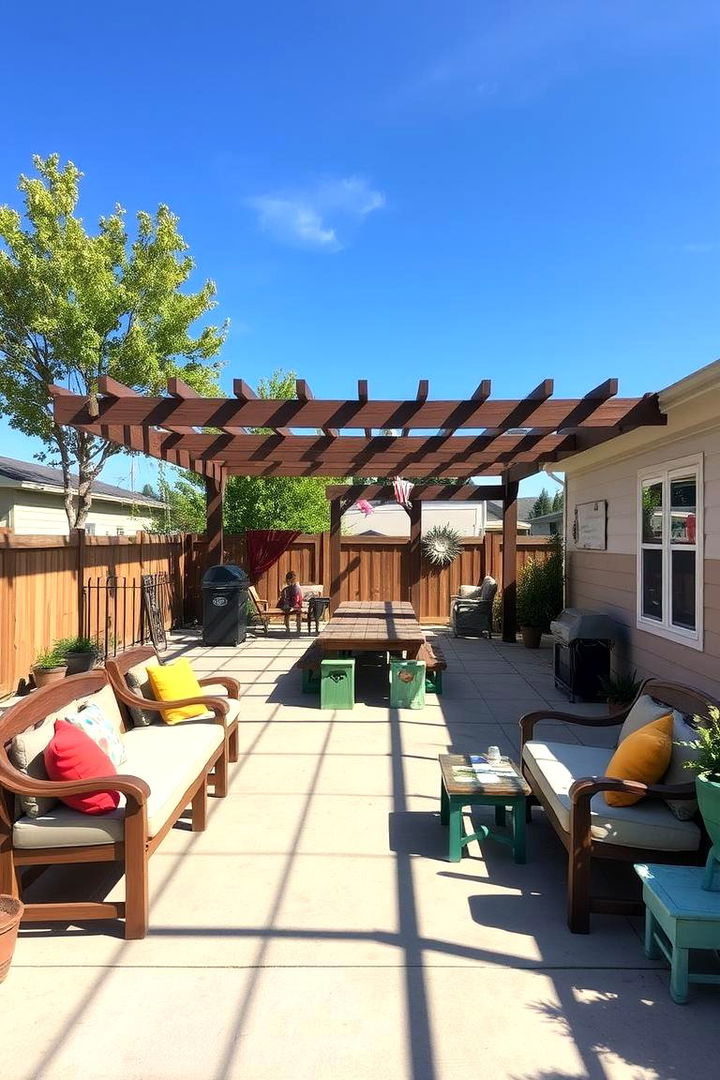 Family Gathering Zone - 22 Patio With a Pergola Ideas