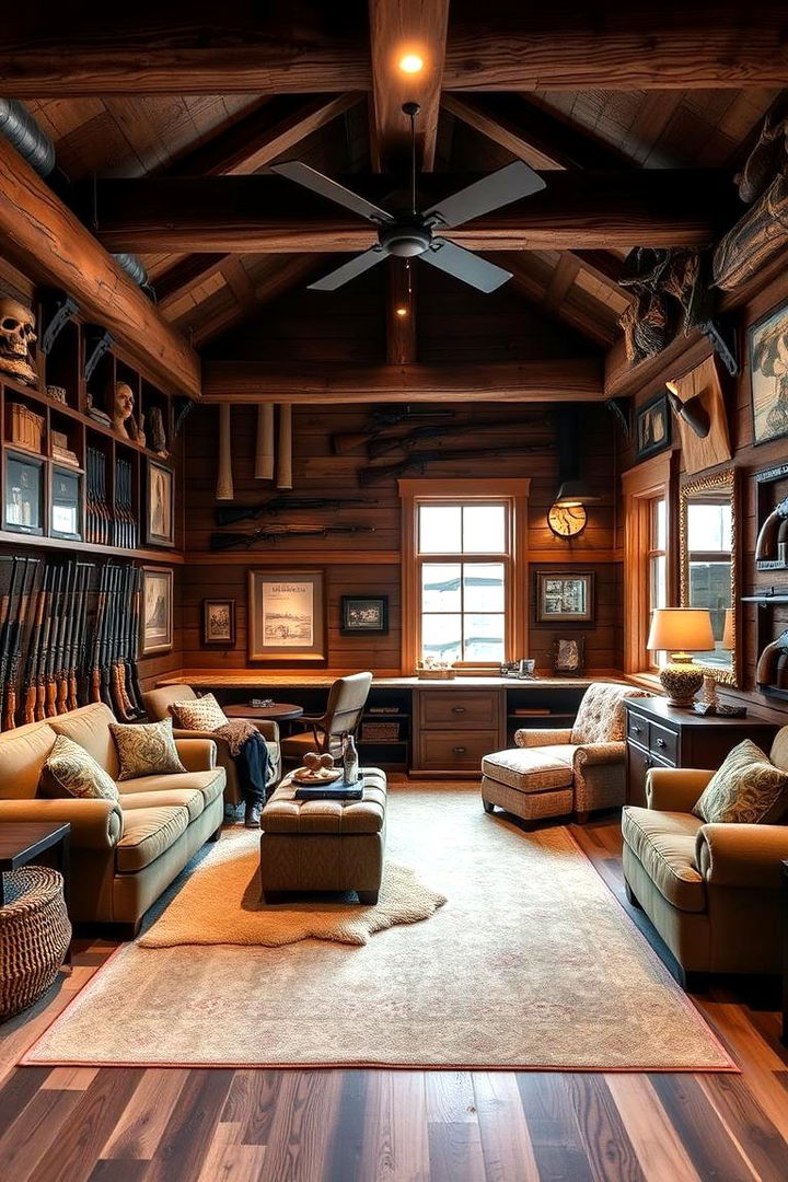 Family Inclusive Elements and Final Touches - 22 Man Cave Gun Room Ideas