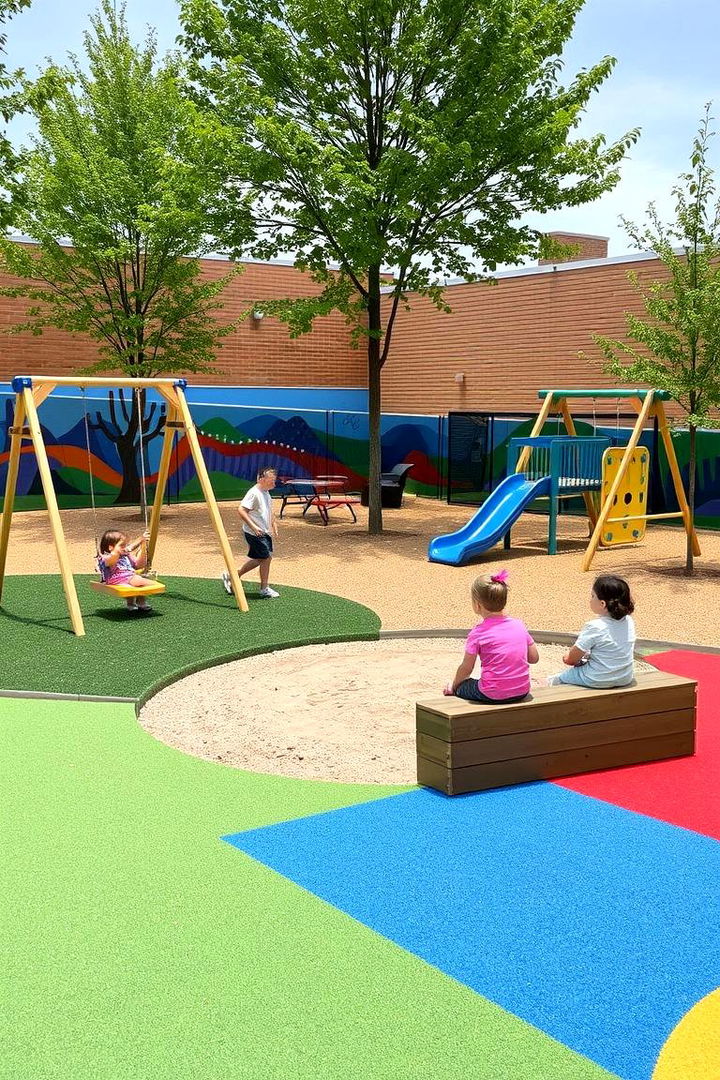 Family Play Area - 22 Large Backyard Ideas