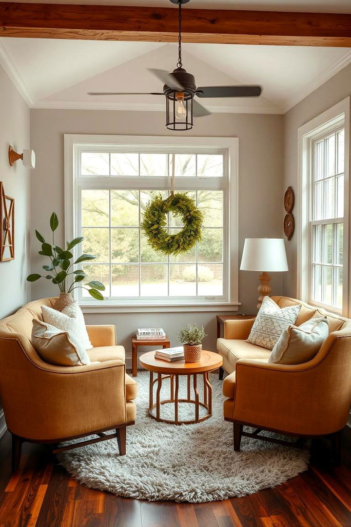 Family Seating Nook - 22 Twin Nursery Ideas