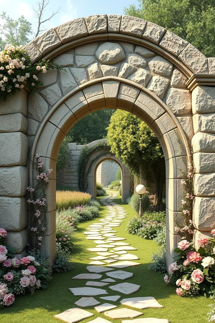 Fantasy Bridge Garden - 22 Large Fairy Garden Ideas