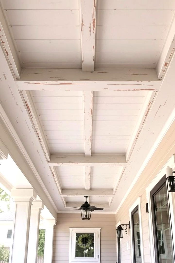 Farmhouse Chic Accents - 22 Porch Ceiling Ideas