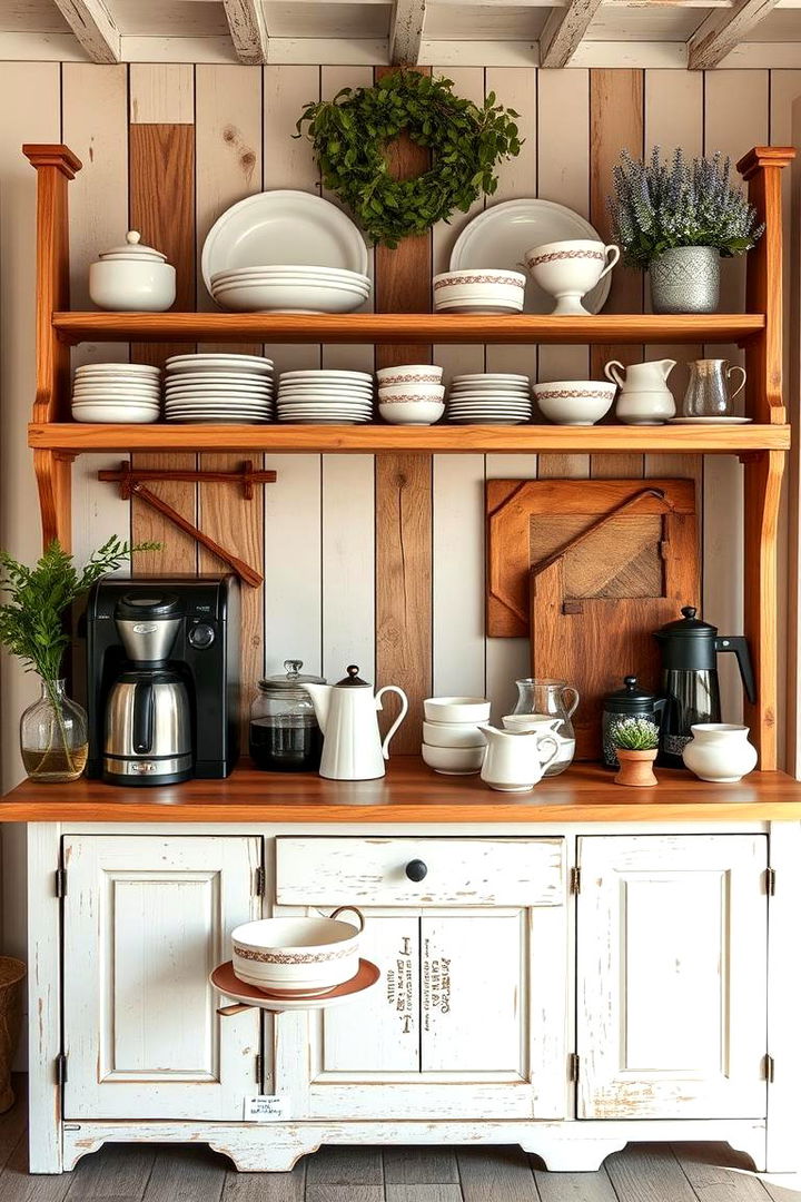 Farmhouse Comfort Station - 22 Coffee Station Ideas