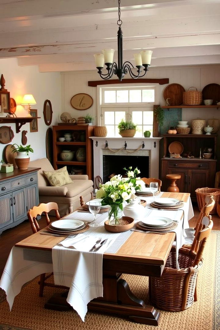 Farmhouse Decor Touches - 22 Cottage Living Room Ideas