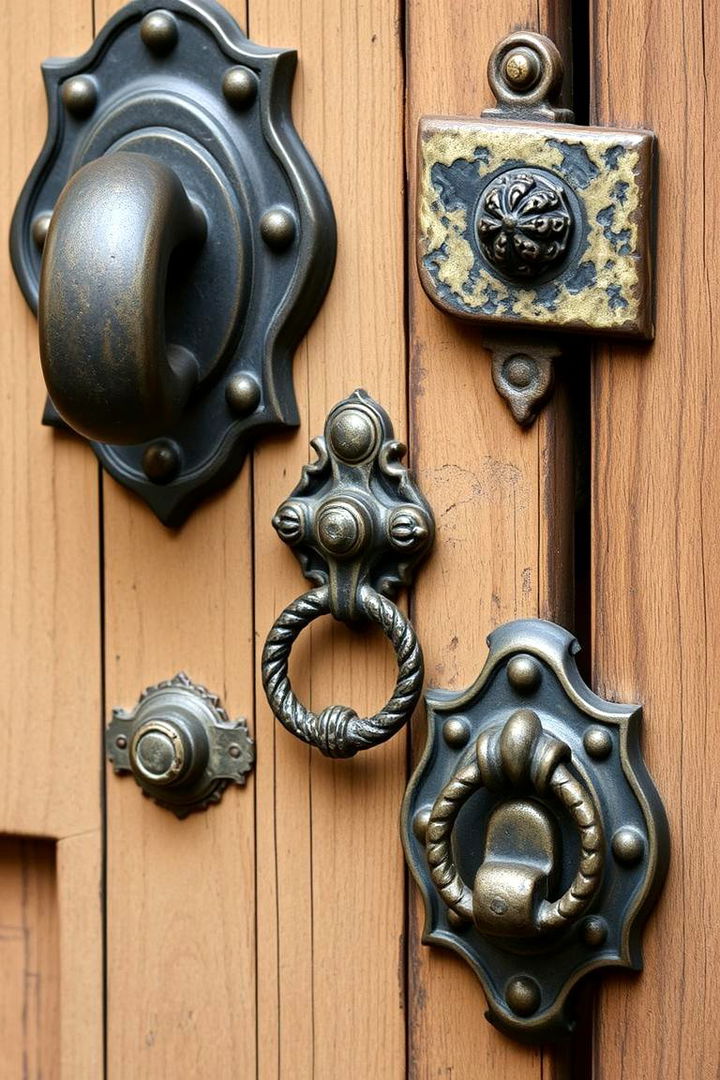 Farmhouse Door Hardware Details - 22 Farmhouse Entryway Ideas