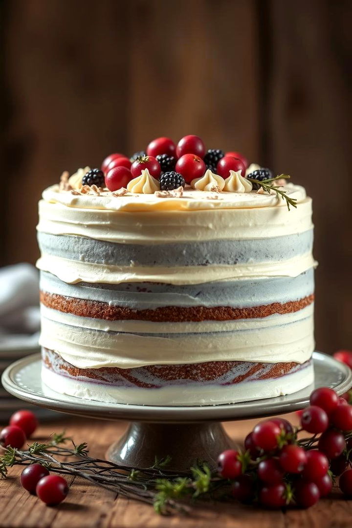 Farmhouse Flair - 22 Naked and Semi-naked Wedding Cake Ideas