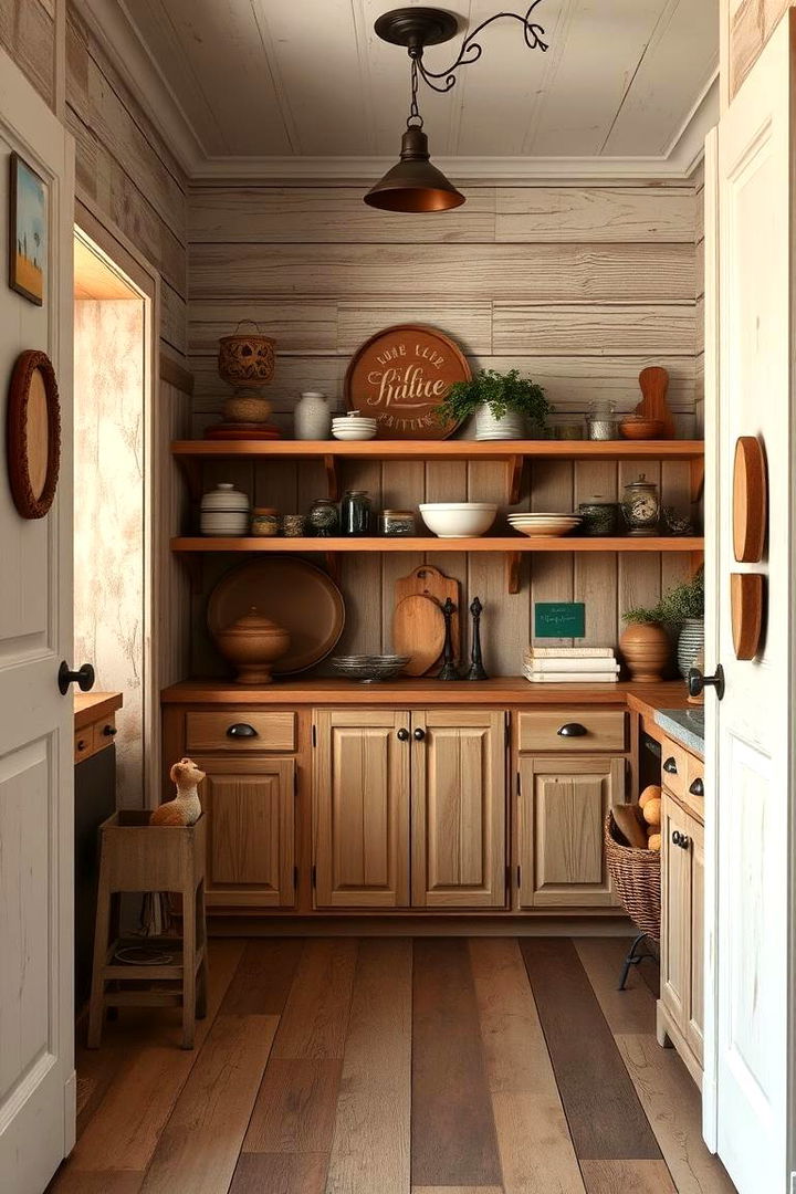 Farmhouse Heart and Home - 22 Open Pantry Ideas