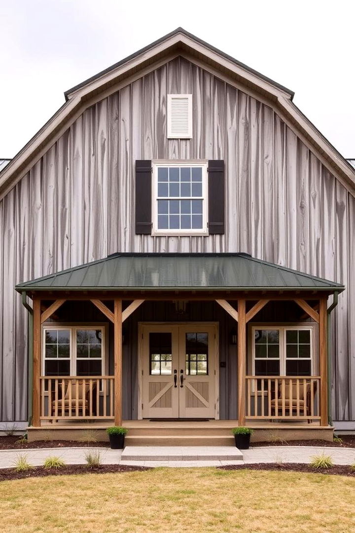 Farmhouse Inspired Exterior - 22 Barndominium Exterior Ideas
