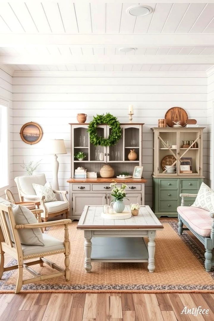 Farmhouse Inspired Shiplap Design - 22 Shiplap Living Room Ideas