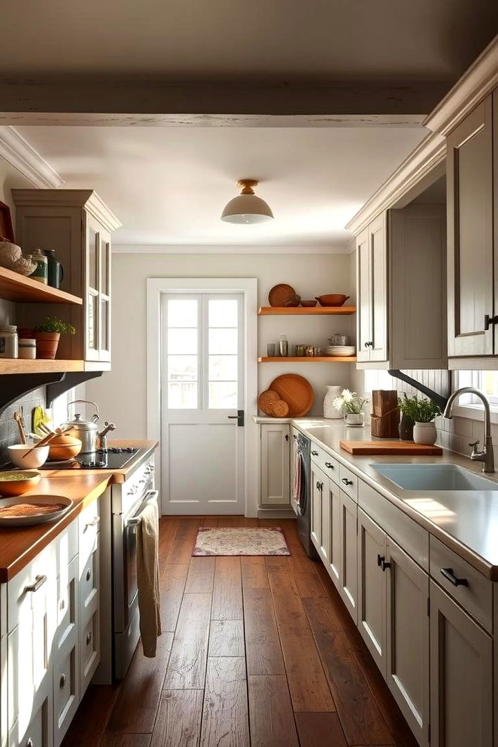 Farmhouse Kitchen Charm - 22 Rustic Barndominium Interior Design Ideas