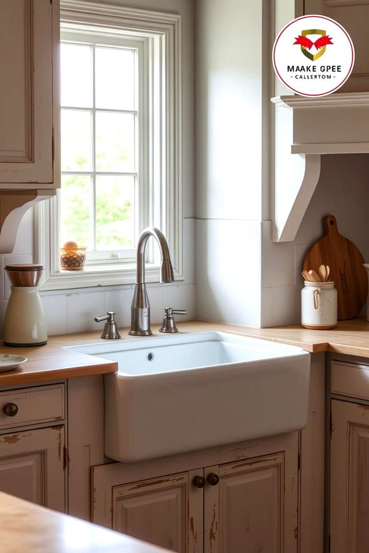 Farmhouse Sink Charm - 22 Rustic Kitchen Ideas