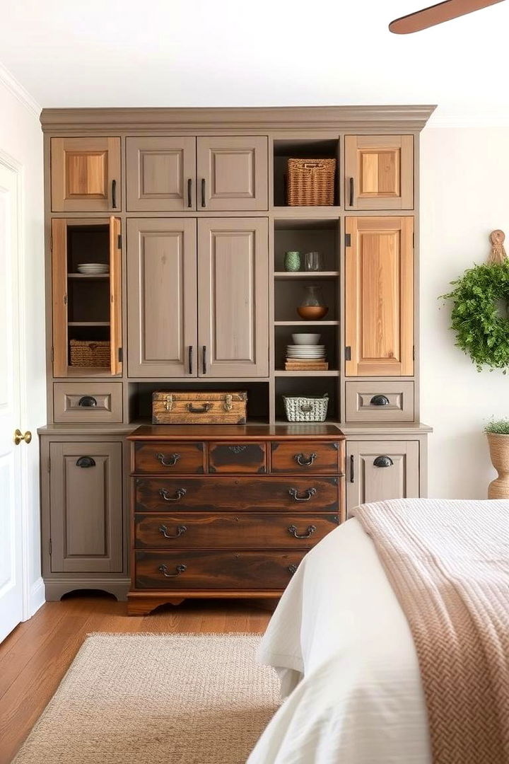 Farmhouse Storage Solutions - 22 Country Bedroom Ideas