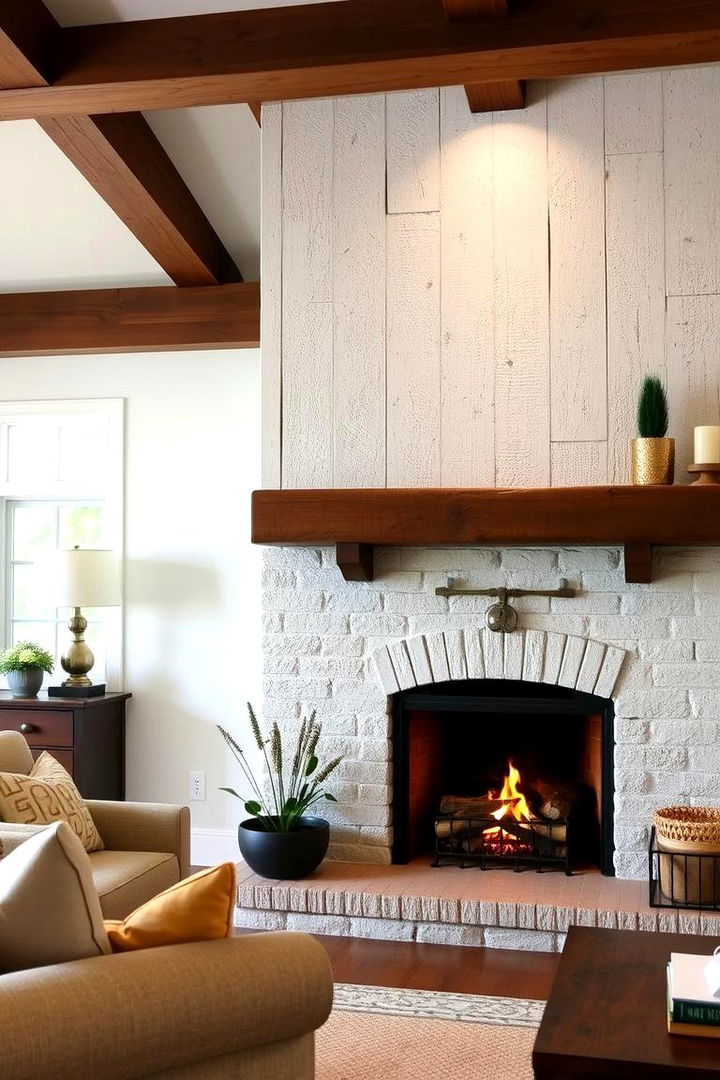Farmhouse Style Charm - 22 Rustic Fireplaces