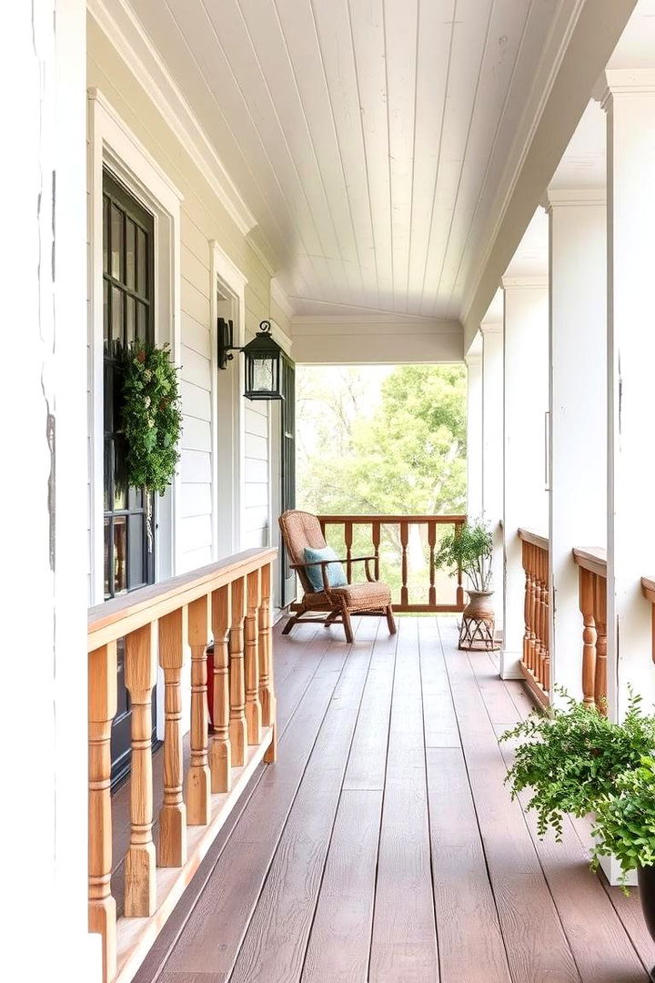 Farmhouse Style Railing - 22 Porch Railing Ideas