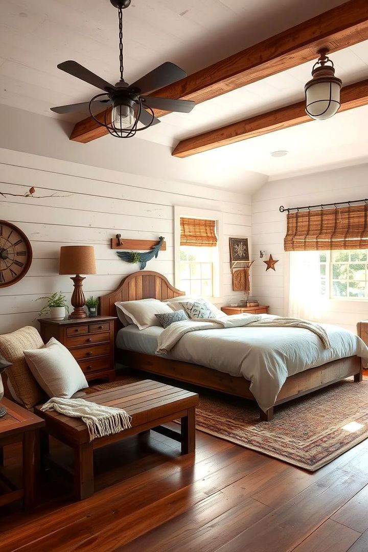 Farmhouse Style Shiplap Aesthetics - 22 Shiplap Bedroom Ideas