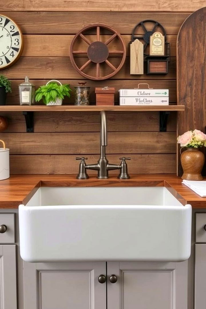 Farmhouse Style Sink - 22 Rustic Bathroom Ideas