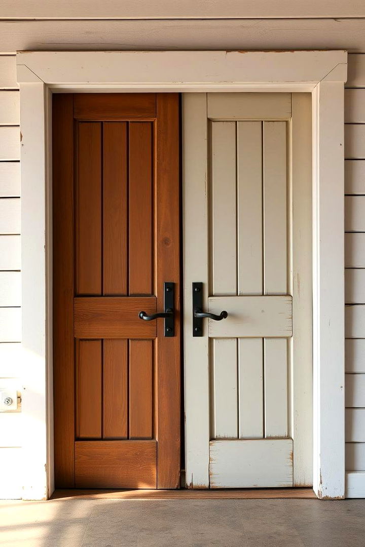 Farmhouse Warmth - 22 Double Front Door Ideas