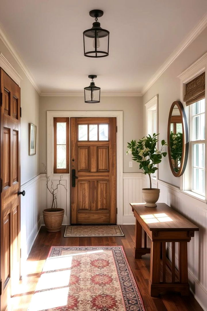 Farmhouse Warmth - 22 Wainscoting Entryway Ideas