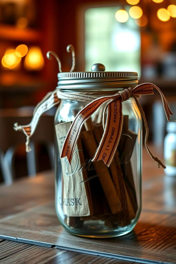 Farmhouse Warmth Display - 22 Mason Jar Centerpiece Ideas