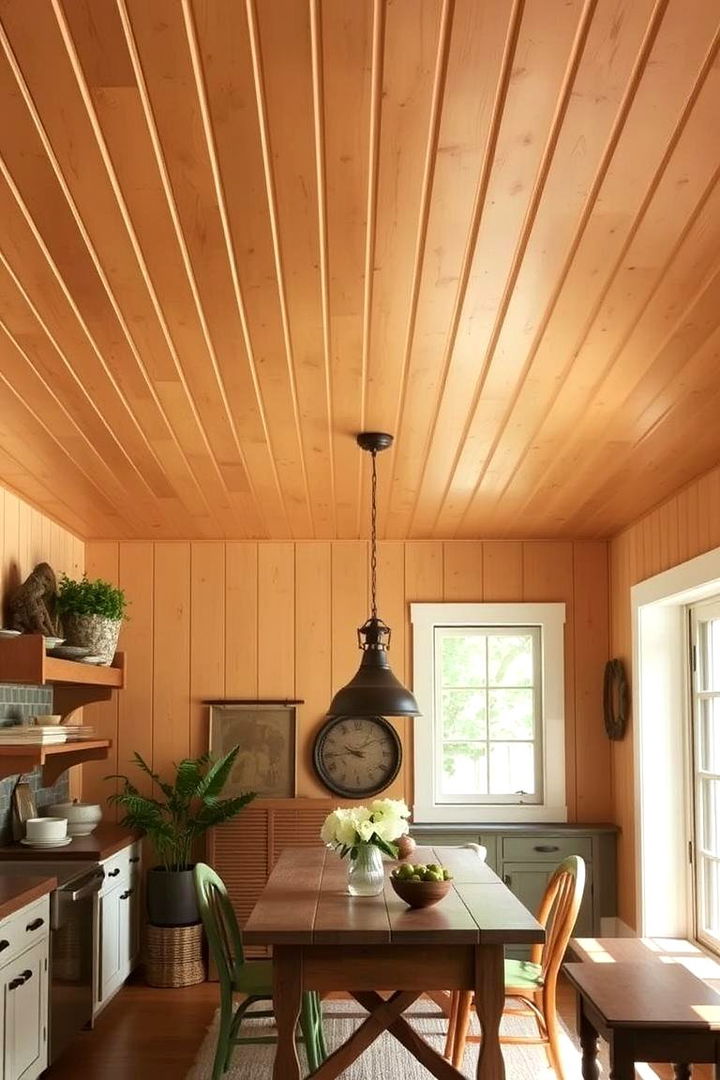 Farmhouse Warmth - 22 Beadboard Ceiling Design Ideas