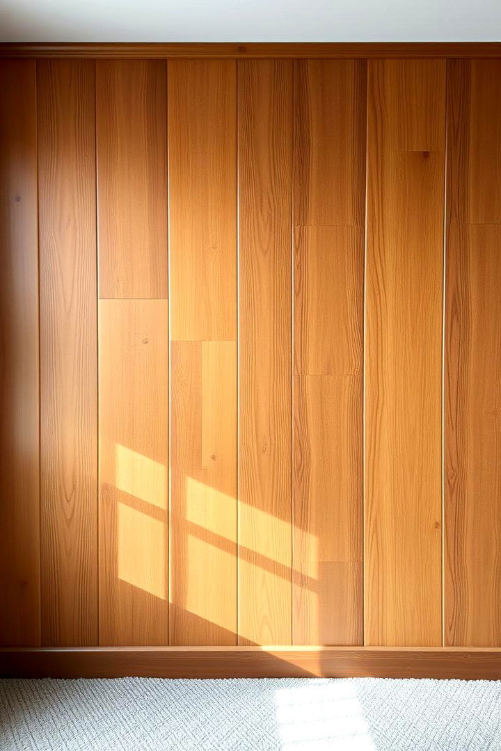 Faux Wood Paneling Charm - 22 Basement Wall Ideas