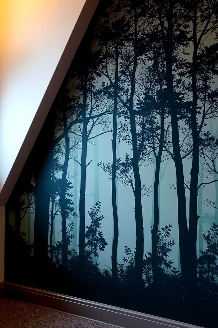 Feature Forest Inspired Wallpaper - 22 Forest Themed Bedroom Ideas
