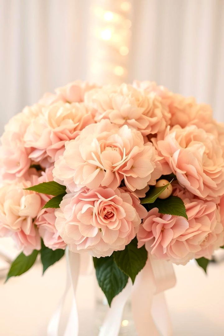 Feminine Touch with Blush and Hydrangea - 22 Hydrangea Centerpiece Ideas