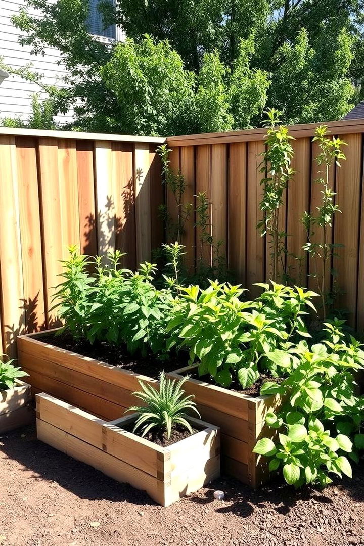 Fenced Integration for Privacy and Growth - 22 Raised Garden Bed Along Fence Ideas