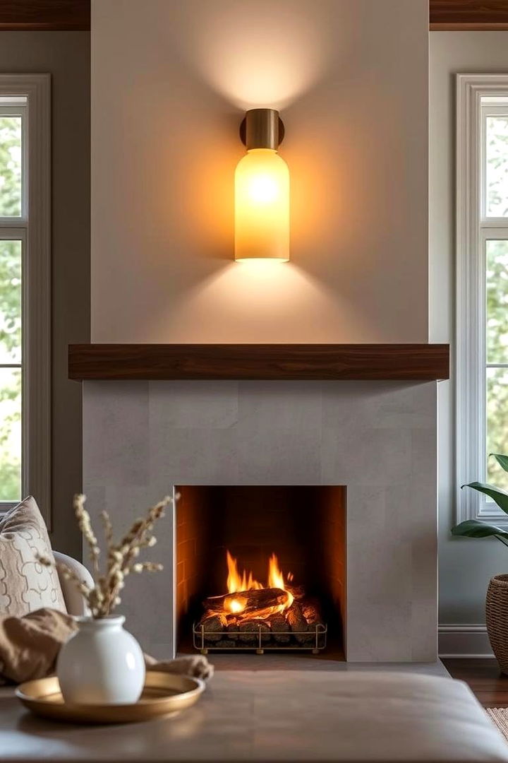 Feng Shui Harmony - 22 Fireplace Sconces Ideas