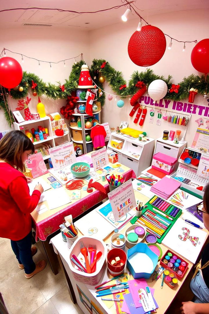 Festive DIY Craft Stations - 22 Birthday Decoration Ideas
