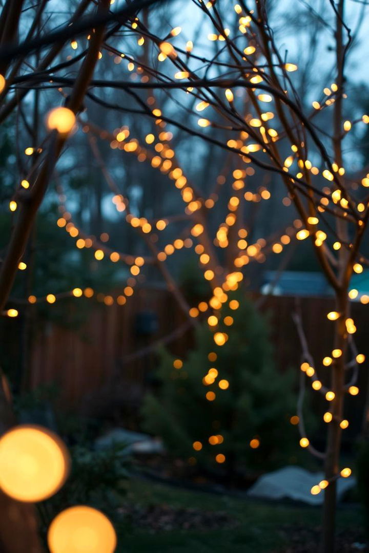 Festive Fairy Lights - 22 Backyard Lighting Ideas