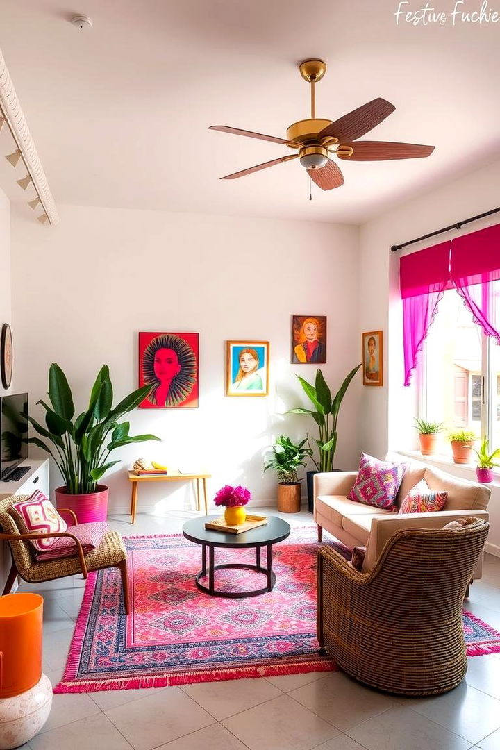 Festive Fuchsia - 22 Mexican Interior Paint Colors